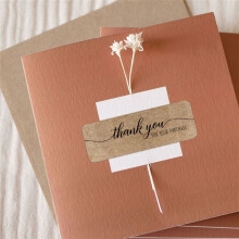 1440Pcs Thank You Stickers Set, Thank You Stickers Label Roll Thank You for Envelope Retail Store 75X25mm