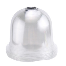 Tuinplant Cloche, 6 Stuks Plastic Plantenbel, Voortplantingsklokken, Transparante Plantenkoepelklokafdekking voor Opwarming