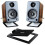 Speaker Support Base is Made for Tabletop Speaker Bottom Stand with Shock Absorption and Enhanced Sound Quality White 4