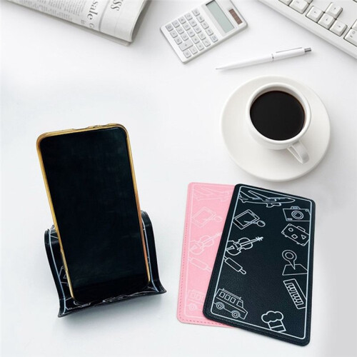 Portable Versatile Mobile Phone Stand, Lazy Stand, Foldable Desktop Mobile Phone Display Stand,Black 2