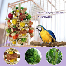 Bird Toys, Toys Exciting Chewing Fun for Parakeets, Cockatiels, Medium-Sized Corn Cob Exercise the Beak