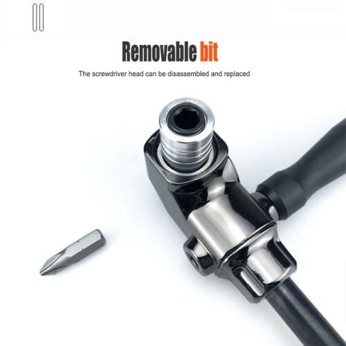 Self-Locking 90 Degree Right Angle Screwdriver Holder Drive Bit Angle Extension Electric Screw Driver Angle Driver B 2