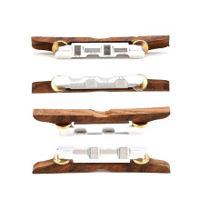 Guitar Bridge Saddle Metal Serrate Guitar Bridge Saddle for Guitar