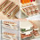 Egg Holder Dispenser for Refrigerator,Automatically Rolling Egg Storage Container,Space Saving Egg Tray for Refrigerator 4