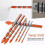 7Pcs  Drill Bits,Concrete Drill Bit, Drilling and Punching Work Kit for Ceramic Tile, Concrete, Brick, Glass 4