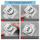 Cabinet Door  Keyless Combination Lock Cabinet Mechanical 3-Digit Passcode Cabinet Lock for Kitchen Cabinet Silver 4