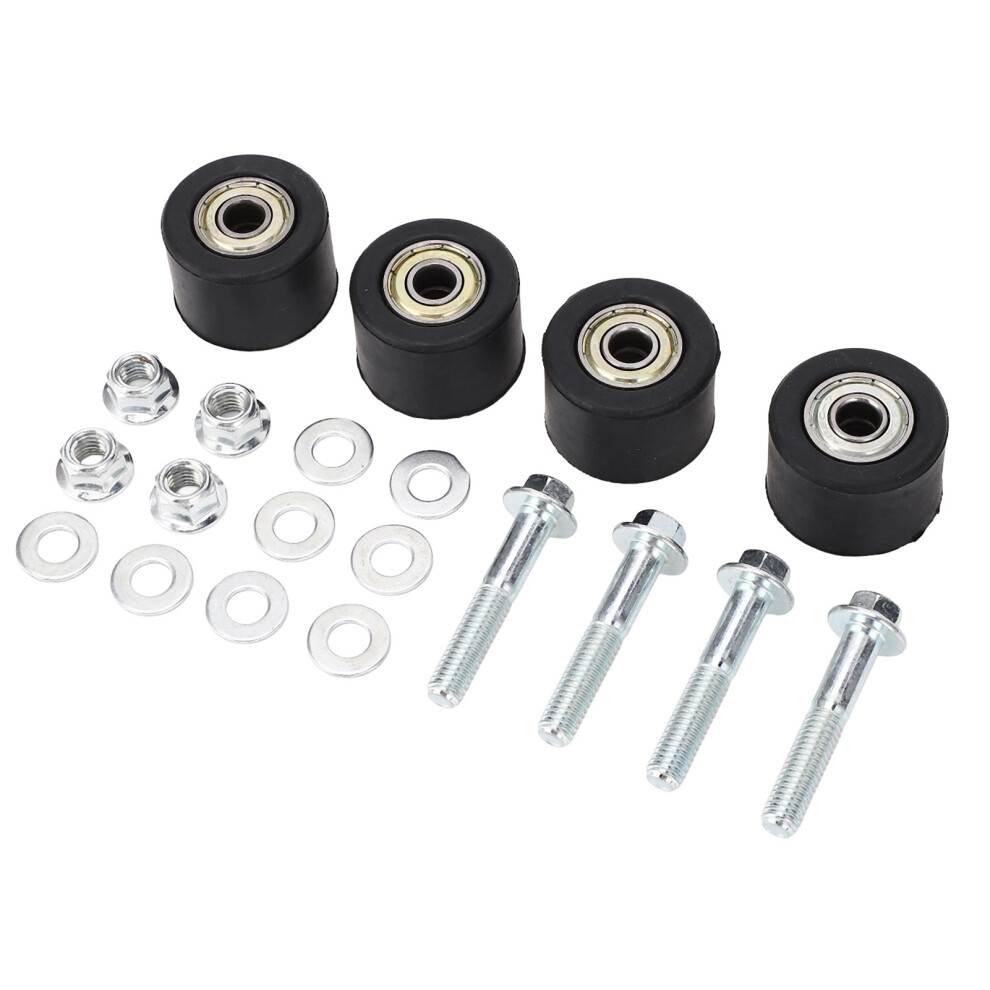 High Performance Chain Guide 4Pcs Steel Iron For Yfz 350 Banshee Black 8251385361473