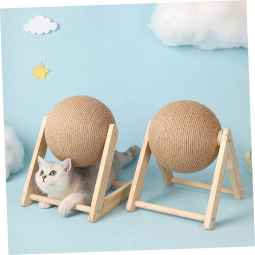 Floor Cat Scratcher Pad Funny Scratching Board Stand Kitten Scratching  Cat Scratch Pads Vertical Cat Scratch Post,S 1