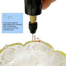 Electric Resin Drill Set,Multi-Purpose Pin Vise Hand Drill Resin Supplies for Resin,Wood, Jewelry, Plastic
