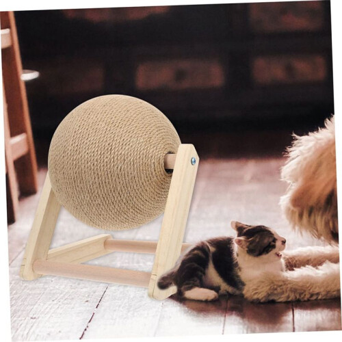 Floor Cat Scratcher Pad Funny Scratching Board Stand Kitten Scratching  Cat Scratch Pads Vertical Cat Scratch Post,S 2