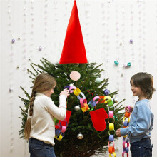 Kerstboom Decor Kerst Feestartikelen Kerst Ornamenten Kerstmuts Vakantie Kerstmuts Ornament