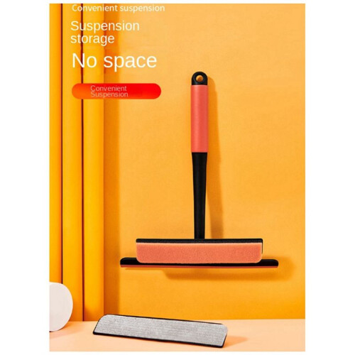 Multi-Function Cleaning Brush,Window Cleaner Glass Scrub Scraping Three-In-One Window Wiper Tool 2