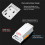 2 Pack Heavy Duty Push  & Lock for Hidden Door Touch Latches and Catch Magnet Push Release Drawer Pull Tip, White 4