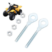 2 pezzi regolatori di catena in acciaio inossidabile per ATV moto da cross da 50-250cc antiruggine