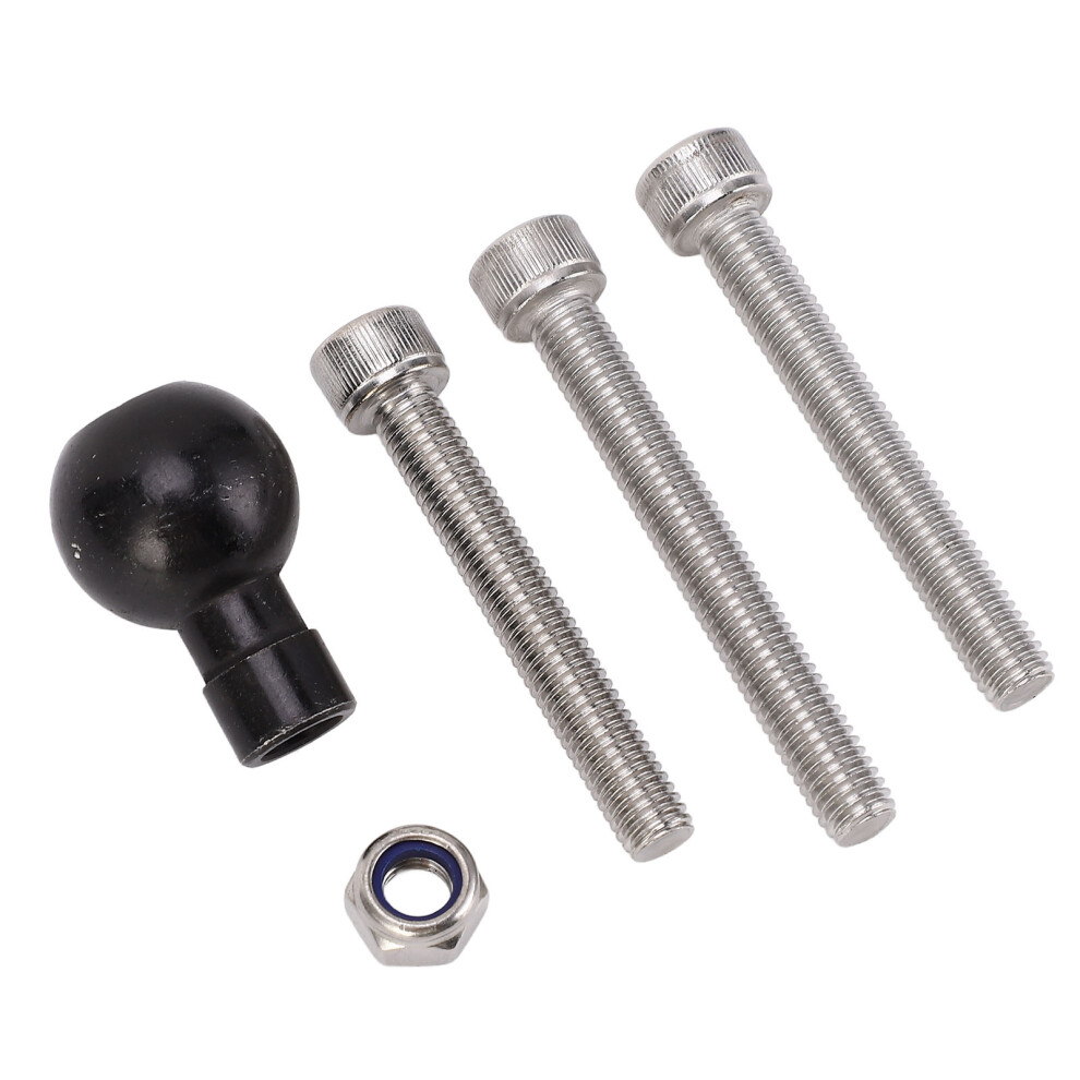 Handlebar Clamp For Motorcycles With Ball Base M8 Bolt 1 Inch Rubber Bâ367U 8001385361542