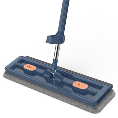 Large Flat Mop, Mop, 360 Rotating Mop with Dewatering Scraper, Magic Mop 360 with Dewatering Scraper White 1