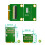 PCI-E para PCI-E X4 Cabo de ExtensãO Riser Cable com Cabo FPC de Alta Velocidade com Almofada MagnéTica, A 1
