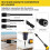 31 Pcs Flexible Drill Bit Extension Set, 105 Right Angle Drill Attachment, Rotatable Joint Socket ,Hex Socket Adapter 2