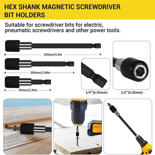 31 Pcs Flexible Drill Bit Extension Set, 105 Right Angle Drill Attachment, Rotatable Joint Socket ,Hex Socket Adapter 1