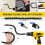 31 Pcs Flexible Drill Bit Extension Set, 105 Right Angle Drill Attachment, Rotatable Joint Socket ,Hex Socket Adapter 3