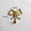 Bow Hook Single Hanger Gold Coat Hooks Bow Shaped Wall Hook Wall Hanging Coat Hook Bathroom Wall Hook,B 5