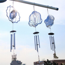 Carillons éOliens DéCoration ExtéRieure, Carillons éOliens avec 4 Tubes en Aluminium éPaissi pour Maman Grand-MèRe Femmes C