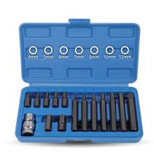 15-Piece Hexagon Socket S2 Screwdriver Hexagon Star Screwdriver Set