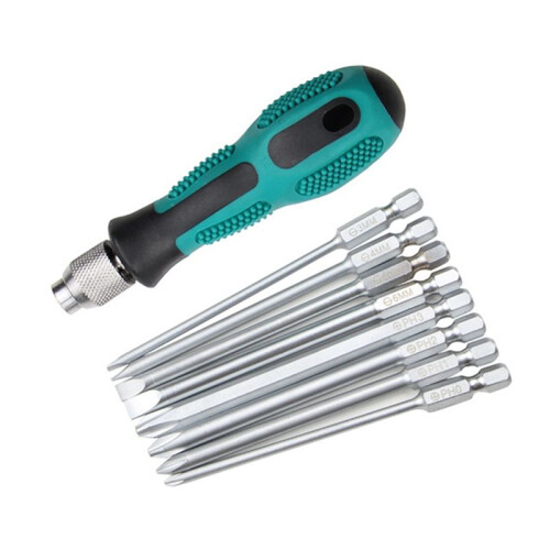 9-In-1 Screwdriver Set Maintenance Tools Eight-Bit Screwdriver Portable Set Carry- Bag 1