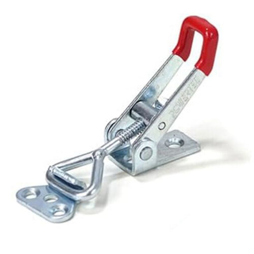 20332-P2 Pull Action  Toggle Clamp 4001 - 220 Lb Holding Capacity with Red Vinyl Handle Grip, 16 Pack