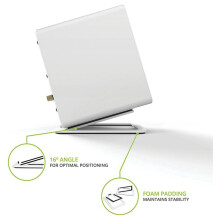 Base de Soporte de Sonido para Escritorio, AbsorcióN de Impactos y Calidad de Sonido Mejorada, Soporte de Altavoz para Altavoz de Computadora, Negro
