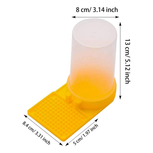 Bee Feeder, Hive Beekeeping Water Dispenser, Bee Hive Entrance Feeder, Beekeeping Tools (5-Pack) 2