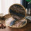 Round Household Simple Snack Dried Fruit Plate Small Dry Tea Table Tabletop Storage Light Luxury Marble Pattern Tray,B,L 3