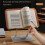 Book Stand for Reading-Adjustable Book Holder with 360Rotate Base & Foldable Desktop Stand Riser for Book,Recipe,Laptop 7