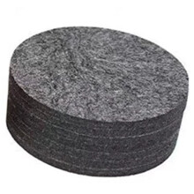 50PCS Round Coaster Dining Table Protector Pad Heat Resistant Cup Mat Coffee Tea Hot Drink Mug Placemat,Brown