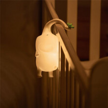 LED-Nachtlicht mit SüßEm Elefanten, Niedliche Elefantenlampe mit Timer, Silikon-Nachtlicht für Den Raum, Dimmbare Tragbare Tischlampe
