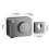 Wall-Mounted Retractable Clothesline Laundry Hanger Clothes Drying Rack Invisible Stretchable Clothes ,White 7
