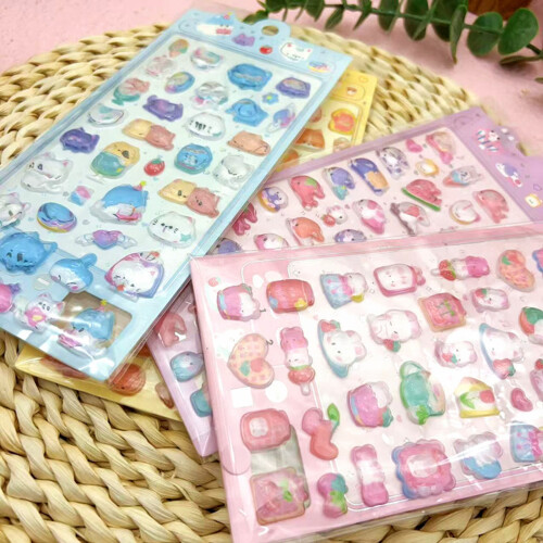 Puffier Sticker Cute Decorative Sticker for Scrapbooking 1