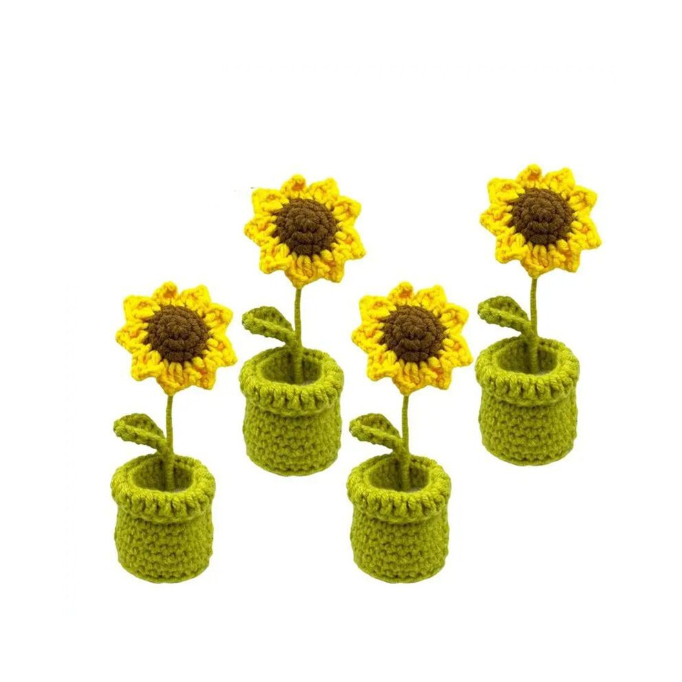 Flower Chair Legs 4Pcs Chair Leg Floor Protector Furniture Sock Elastic Non-Slip Sunflower Design For Oval Furniture Leg 4712075819253
