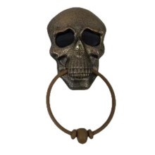 Halloween Door Bell Skull Haunted Doorbell with Sound Light- Eyeball Scary Halloween Party Props for Front Door A