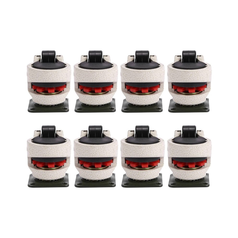 8 Pcs Retractable Leveling Casters Industrial Machine Swivel Caster Castor Wheel For Office Chair Trolley 220Lbs 6031329069328