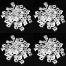200Pcs M5 T Sliding Nut Zin-Plated Carbon Steel T Sliding Nut for 2020 Aluminum Profile