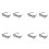 16Pcs Gafas 3D para Cinema 3D TV 2