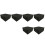 72 Pack Pyramid Shape Soundproof Foam Sound Proof Padding Treatment Panel for Echo Bass Insulation 2