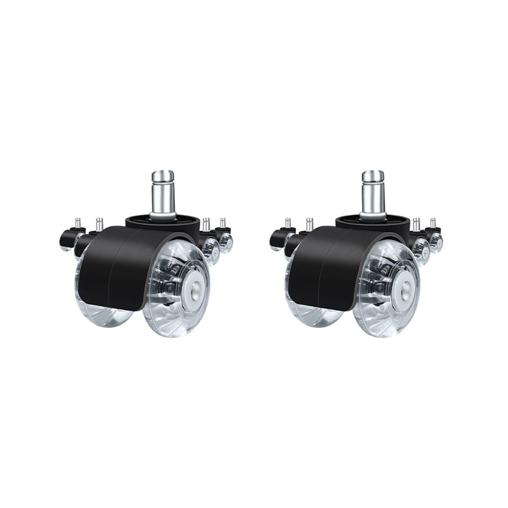 10Pcs Office Chair Caster Wheels,2 In Heavy Duty Double Casters, Twin Bearing Replacement Computer Desk Chair Wheel 6031068218346