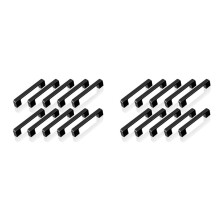 20 Pezzi Maniglie Nere per Mobili Manopole E Maniglie per Mobili Maniglie da Cucina Manopole per Cassetti Maniglie per Armadi 96 mm