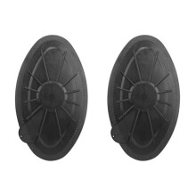 2X Copertura per Boccaporto per Barca Copertura per Boccaporto Rotonda Impermeabile Piastra di Ispezione di Coperta in Plastica per Barca Marina Kayak
