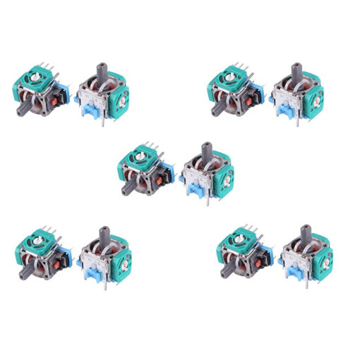 10Pcs/Lot Right / Left Joystick 3D Analog Stick Sensor for  4 PS4 Controller Dualshock 4 Repair Part