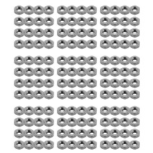 Metric M2 Hex Nuts 304 Stainless Steel Fastener DIN934 400Pcs for Bolt