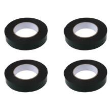 4X Negro Anchura de Cinta Autoadhesiva Autoadhesiva de Doble Cara Permanente del Cuerpo del Coche de La Espuma: 25mm