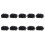 7mm Hole Plastic Rivets Fastener Auto Car  Bumper Push Clips 1000 Pcs 1